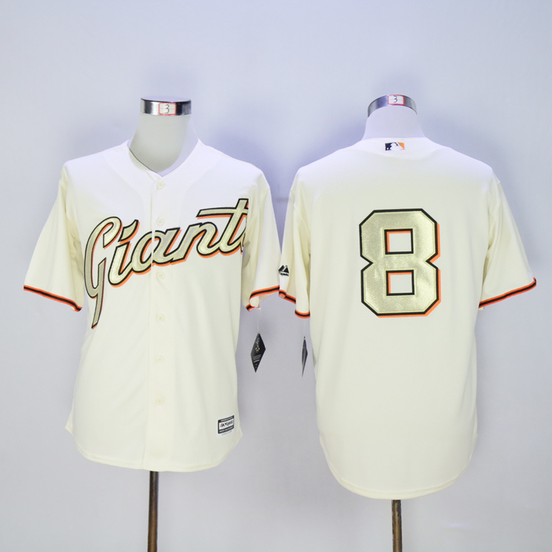 Men San Francisco Giants #8 Pence Cream MLB Jerseys->san francisco giants->MLB Jersey